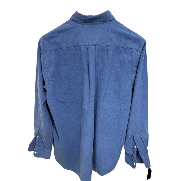 Vineyard Vines Shirt Mens Large Whale Button Down Long Sleeve Blue 100% Cotton - Picture 5 of 6